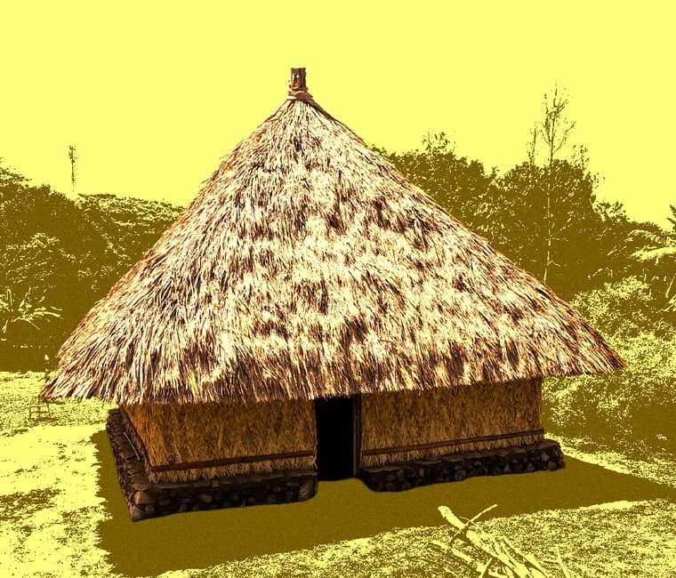 Casa de diálogo Ga’kunamu U, en el resguardo arhuaco de Kutunsama
